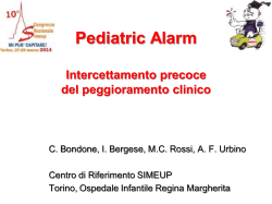 Pediatric Alarm. Intercettamento precoce del
