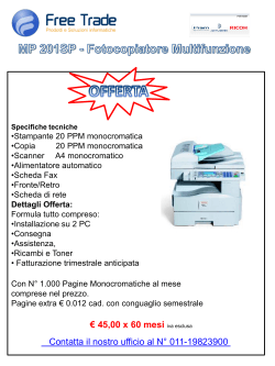 MPC 2051 - Fotocopiatore Multifunzione
