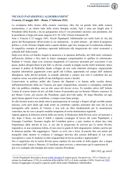 Papadopoli Nicolò - Società Numismatica Italiana