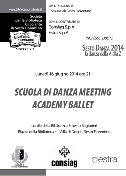 scuola di danza meeting academy ballet