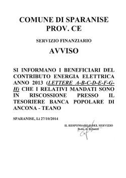 Documento - Comune di Sparanise