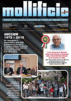 Rivista Mollificio notizie n° 64 – Ottobre 2012