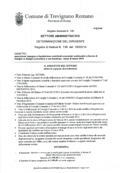 Impegno e liquidazione del contributo continuativo