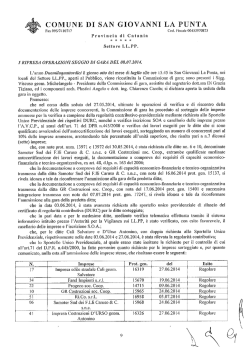 Verbale aggiudicazione provvisoria del 08-07-2014
