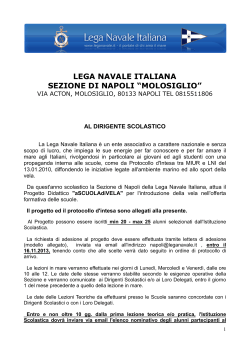 LEGA NAVALE ITALIANA SEZIONE DI NAPOLI “MOLOSIGLIO”