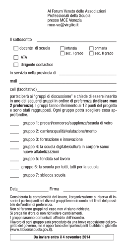 Programma pdf - Ufficio Scolastico Regionale per il Veneto