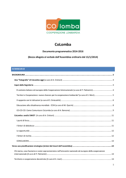 Il Documento Programmatico