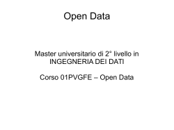 corso Open Data