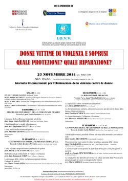 donne vittime di violenza e soprusi 25112014