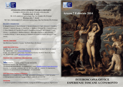 ISTEROSCOPIA OFFICE Arezzo 7 Febbraio 2014