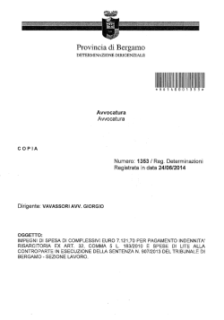 II I IIII II Il II II II Il II III - Determinazioni