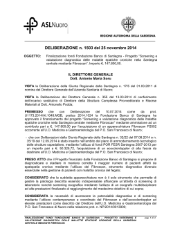 Deliberazione n. 1503 del 25 novembre 2014 [file]
