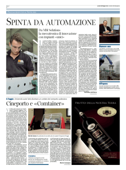 Corriere della Sera - Bari 26.05.2014