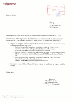 Integra - Curriculum e compensi