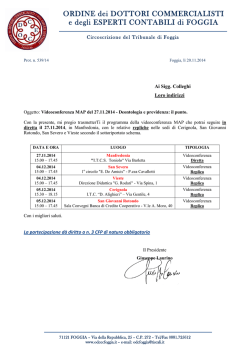 Programma Videoconferenza