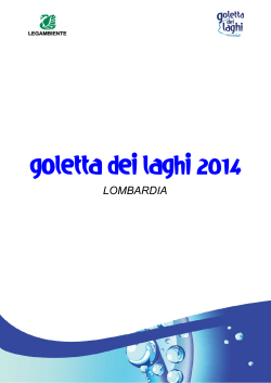Goletta dei Laghi 2014 Lombardia