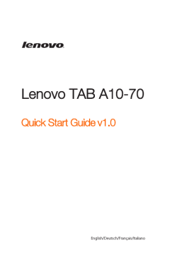 8306LVP911W Lenovo A7600 QSG EN 125_85mm