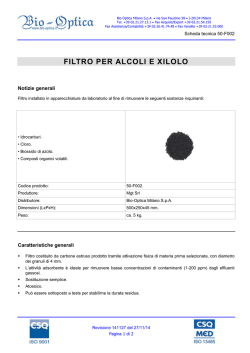 Scheda tecnica - Bio