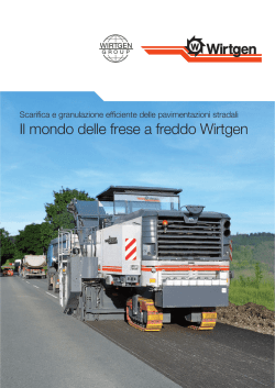 Il mondo delle frese a freddo Wirtgen