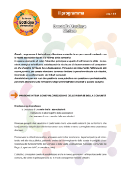 Il programma - Botticino Democratica