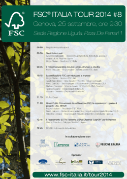 il programma - FSC Italia