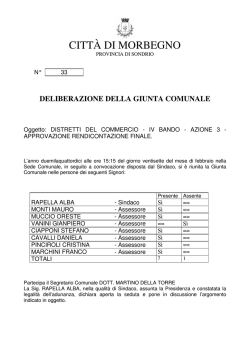 Distretti del commercio - IV bando - azione 3