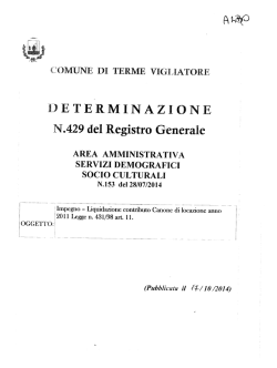 i: E TERMINAZ 1 o NE - Comune di Terme Vigliatore