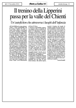 Il trenino della Lipperini passa perla valle del Chienti