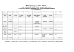 Istituto Comprensivo Statale di Maida Anno Scolastico 2014/2015