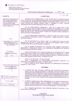 Determinazione Dirigenziale