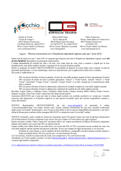 clicca qui per vedere la locandina - Dopolavoro Dipendenti Regione