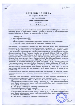 nomina C.d.A. del 31.01.2013