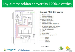 lay out auto convertita elettrica 100% - TREVISO Car Mobility