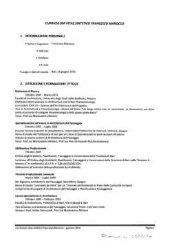 CV - Università degli Studi di Napoli Federico II
