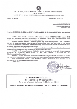 circ. iscrizioni Infanzia BORTOLANI 15-16