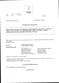 M M ODÙ - Provincia di Milano