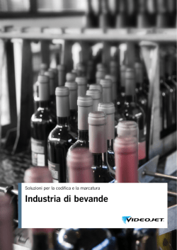 Industria di bevande - Videojet Technologies
