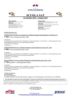 Quote Scuola SAT 2014-2015