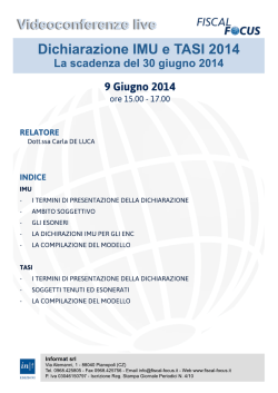 Programma Diretta Dichiarazione IMU e TASI 09.06