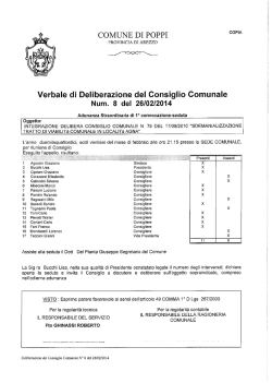 delibera di c.c. n. 8 del 26.02.2014