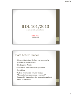 Il DL 101/2013 - daitformazione