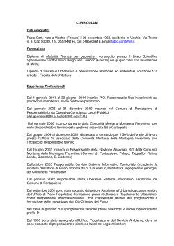 File pdf - 43KB - Comune di Pontassieve