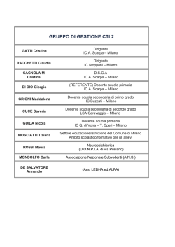 GRUPPO DI GESTIONE CTI2