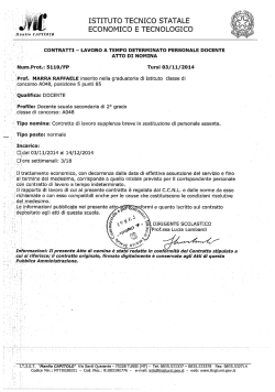 economico e tecnologico - ITCG "Manlio Capitolo"
