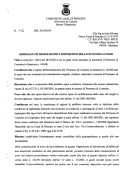 Documento - Comune di Casal di Principe