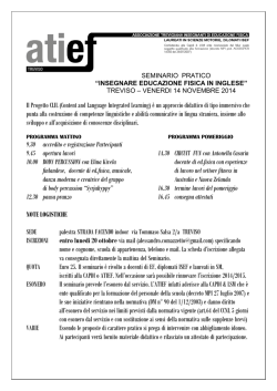 Educazione fisica in inglese