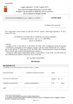 modulo contributo disabili -Toscana Solidale - PO