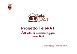 Il monitoraggio di marzo 2014