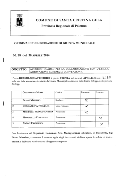 Accordo quadro per la collaborazione con l