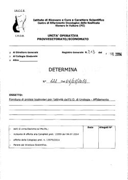 Istituto di Ricovero e Cura e Carattere Scientlﬁco